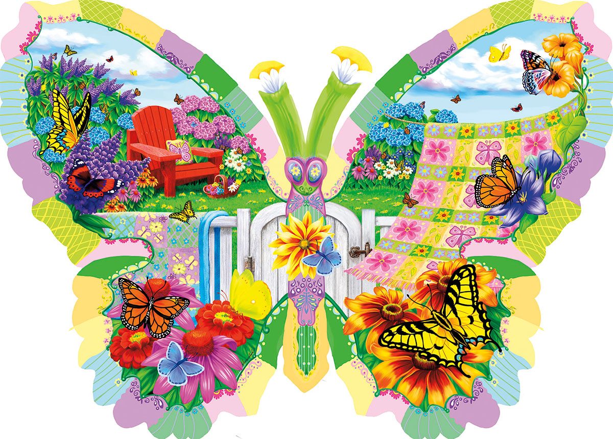 Puzzle Motýlie leto