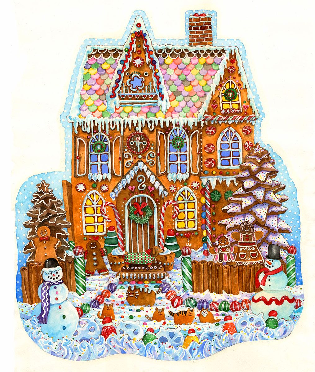 Puzzle Gingerbread House
