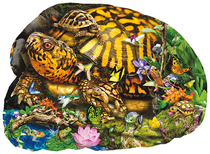 Puzzle Schildkröten-Überfahrt