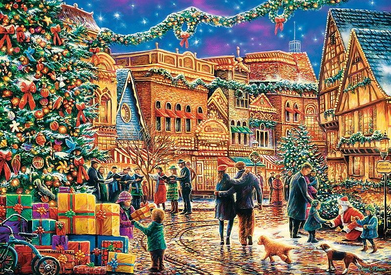 Puzzle Mercado de Navidad