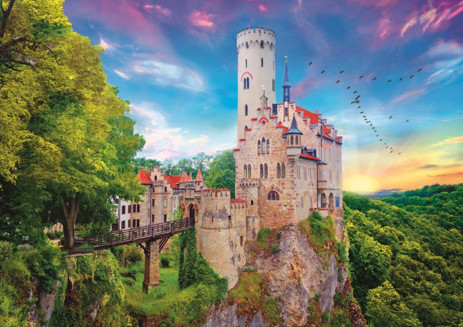 Puzzle Lichtenstein-kastély, Németország