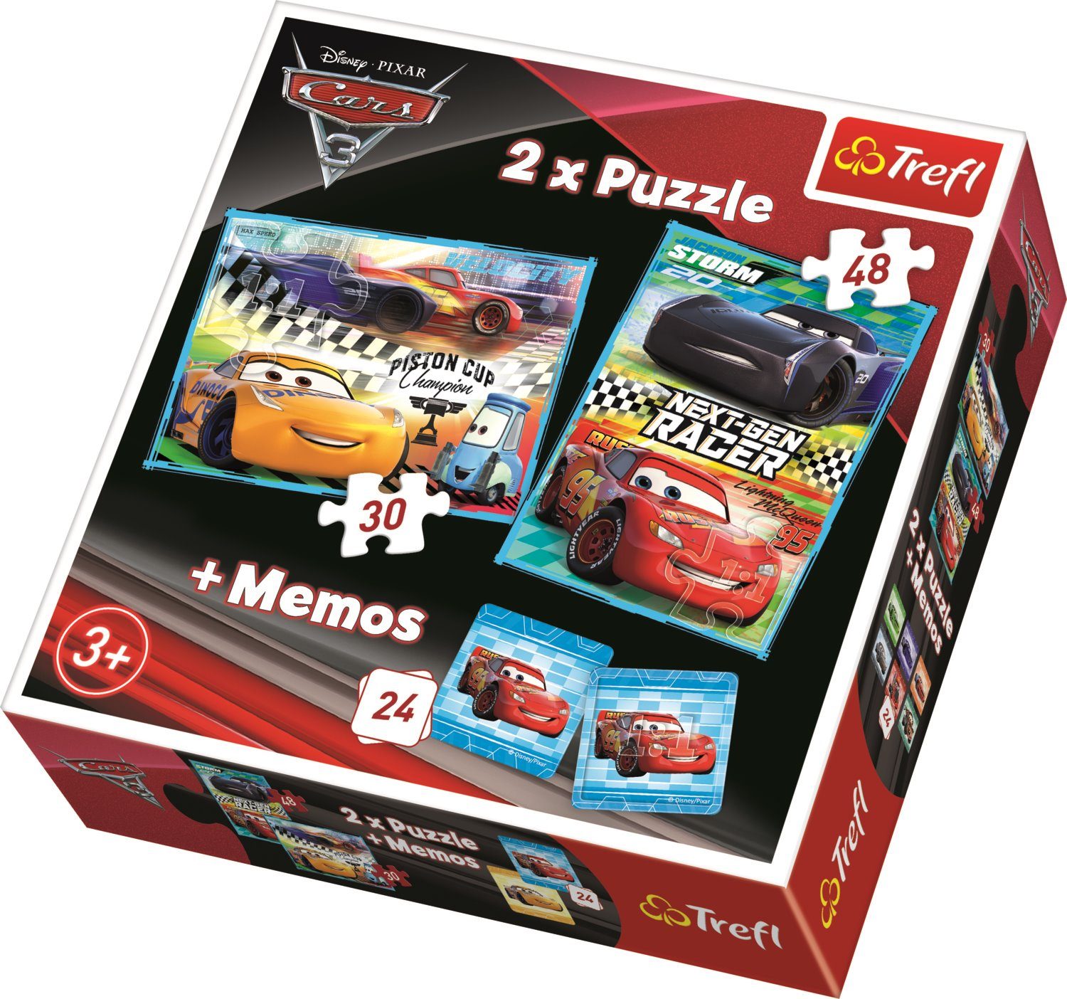 Puzzle 3u1 automobili + igra memorije