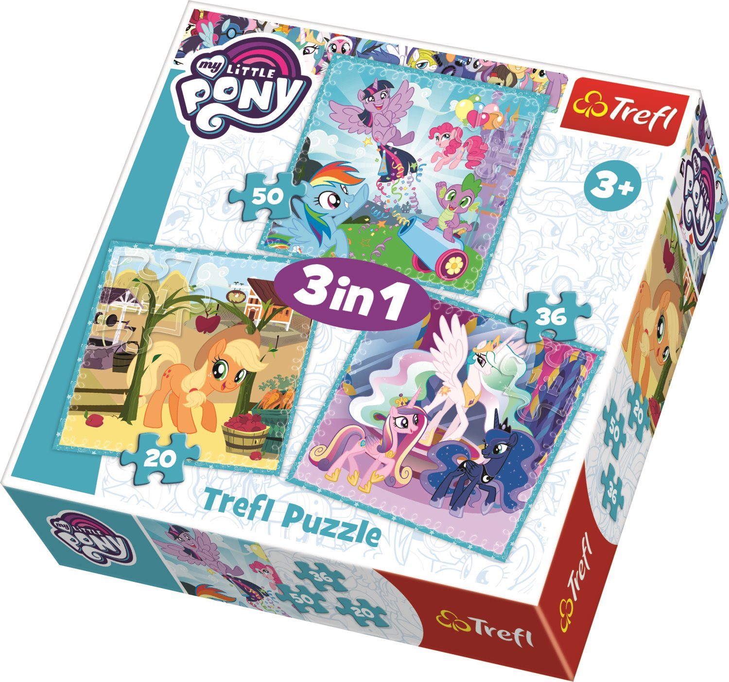 Puzzle 3in1 My Little Pony
