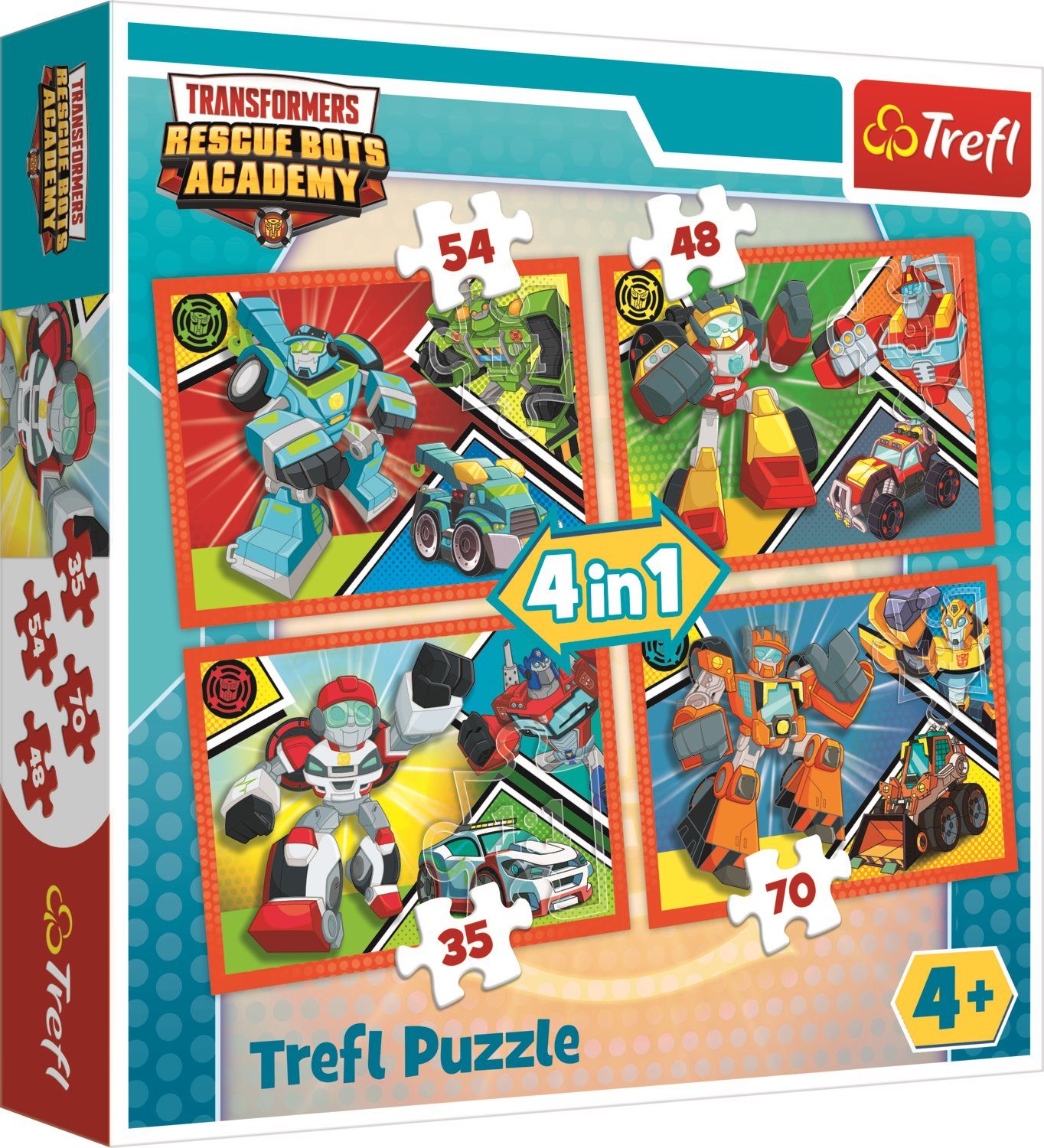Puzzle 4in1 Transformers  Trefl 