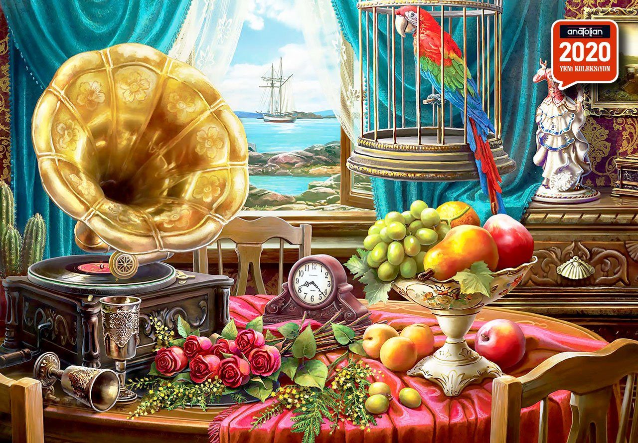 Puzzle Gramofon/Still Life with Fruit