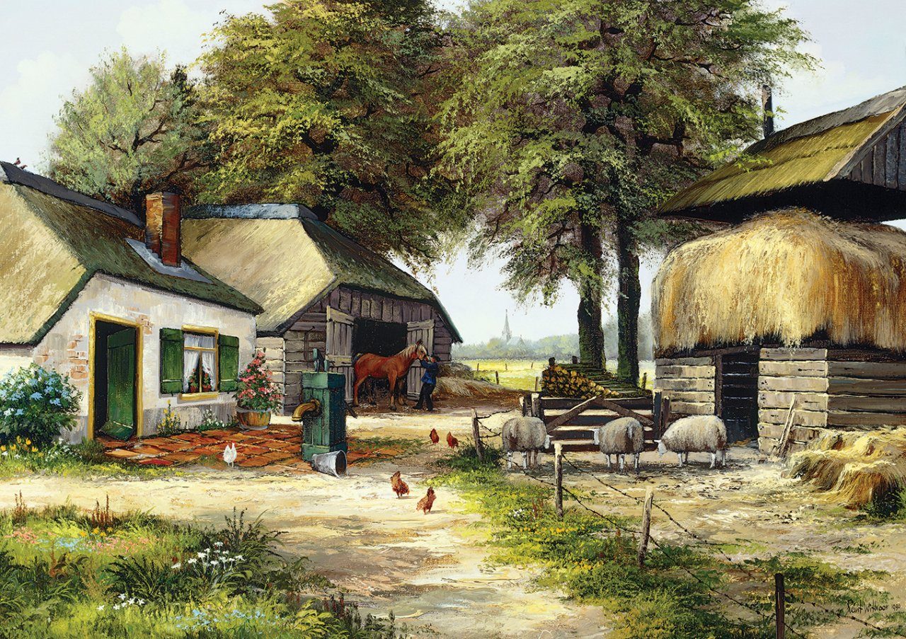 Puzzle Farm House