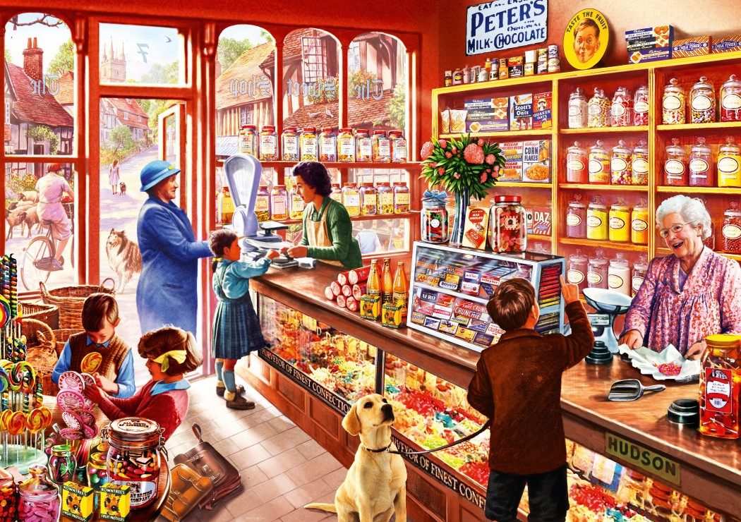 Puzzle Steve Crisp: tienda de dulces