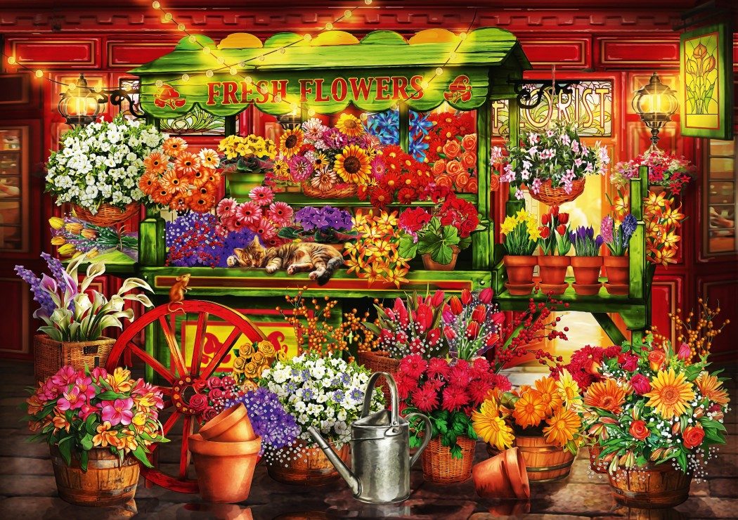 Puzzle Marchetti: Flower Market Stall