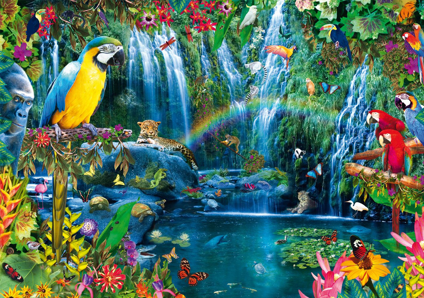 Puzzle Parrot Tropics II