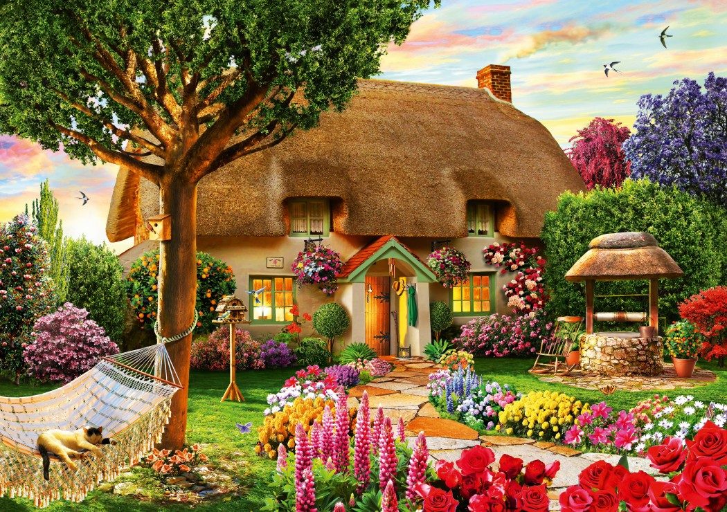 Puzzle Thatched Cottage