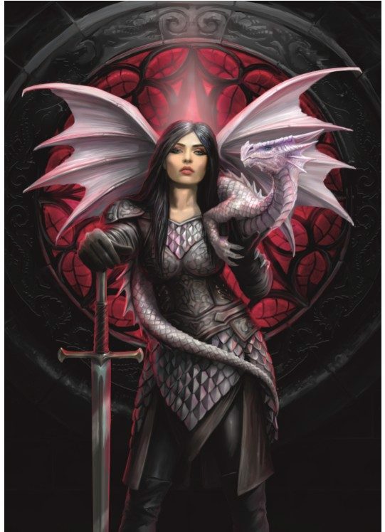 Puzzle Anne Stokes: Hrabrost