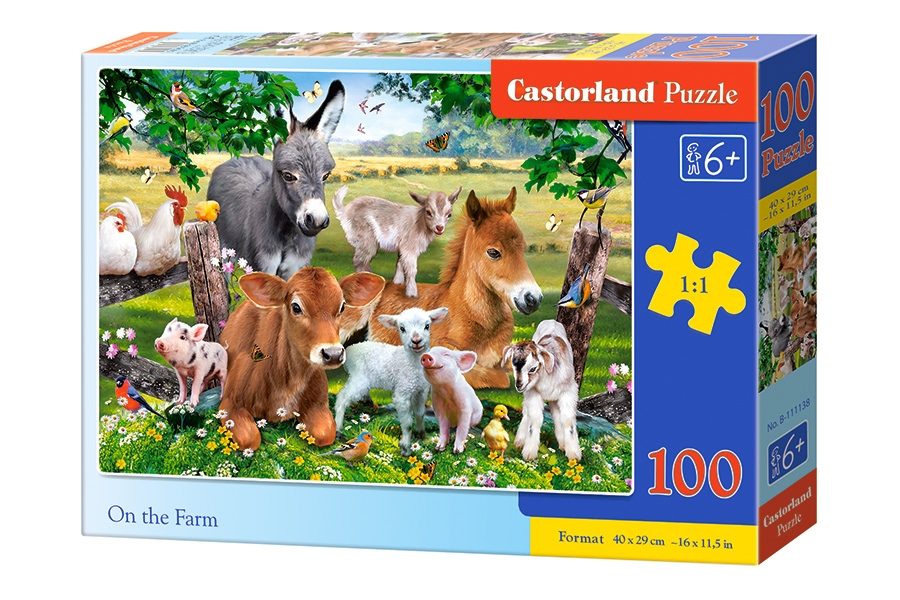 Puzzle Állatok a tanyán