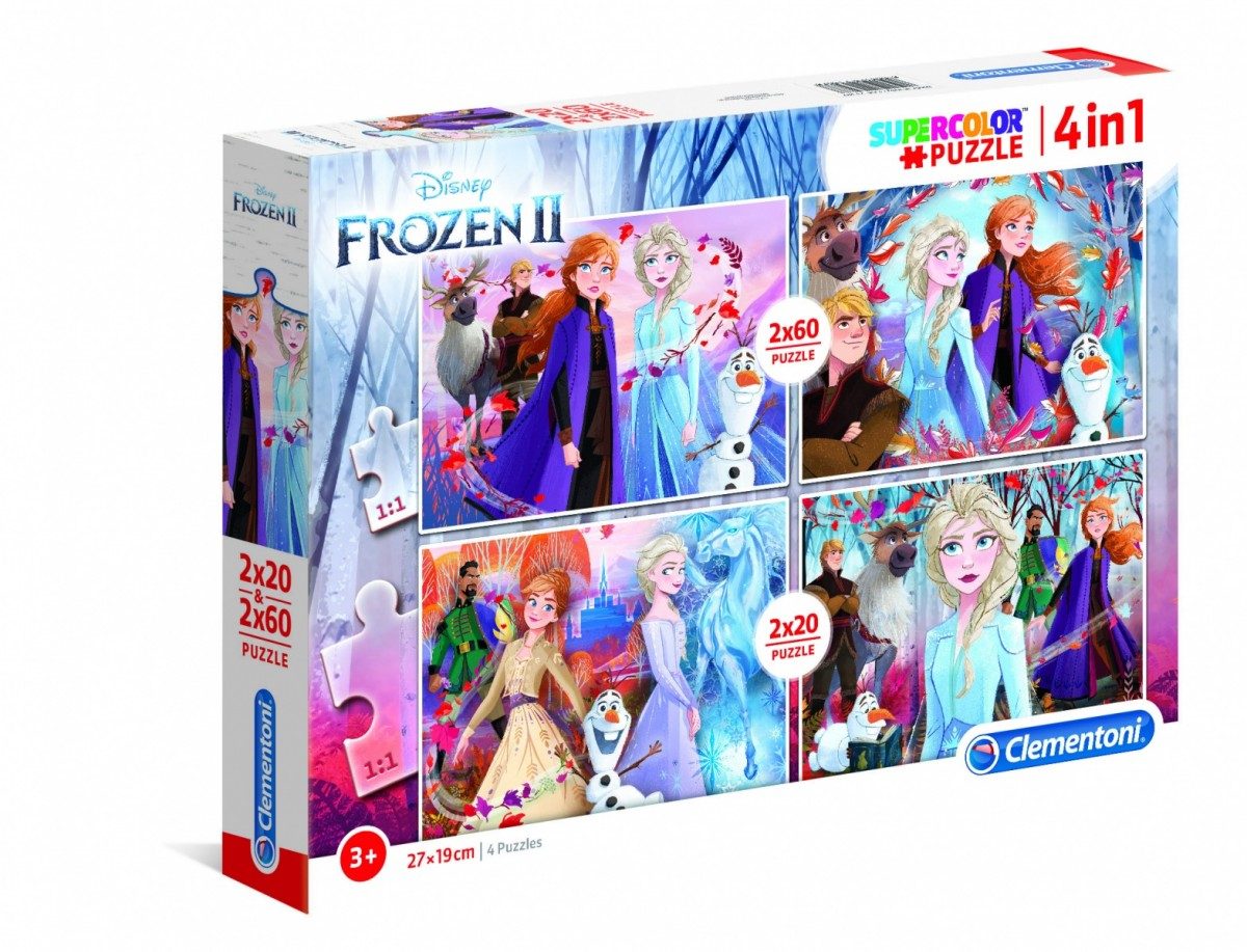 Puzzle 2x20 a 2x60 Frozen 2