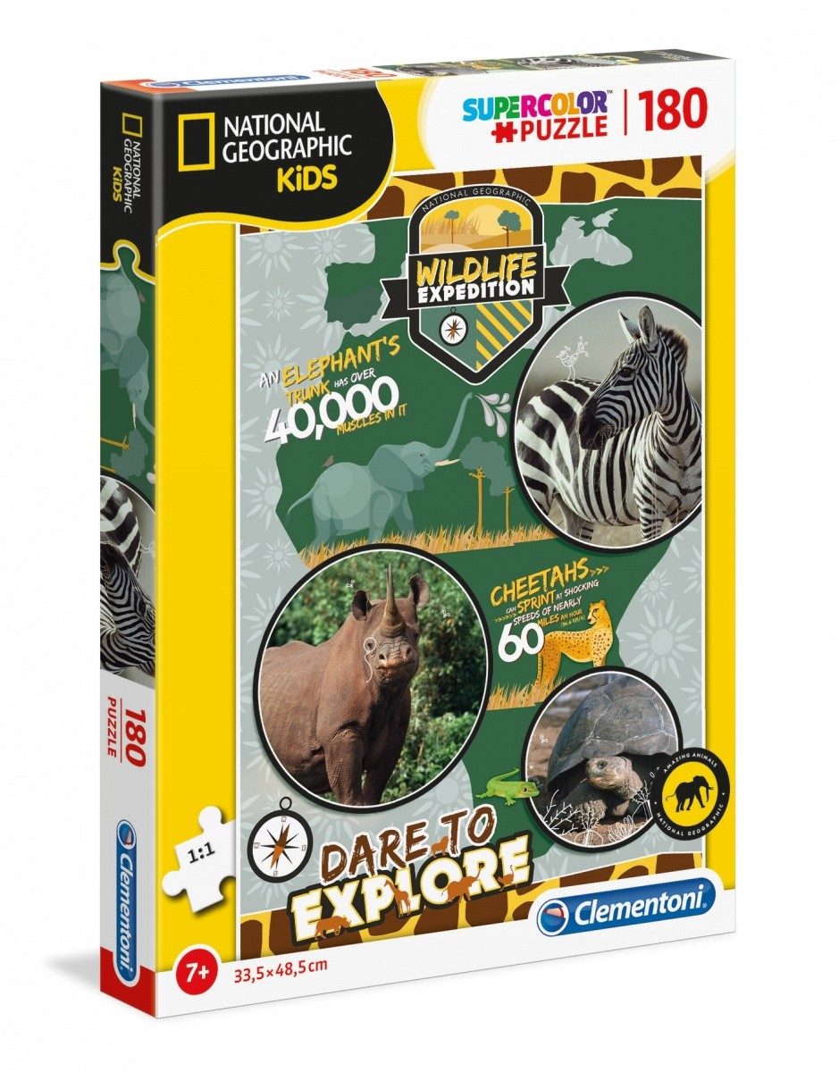 Puzzle National Kids Wildlife Expedition 180 dielikov