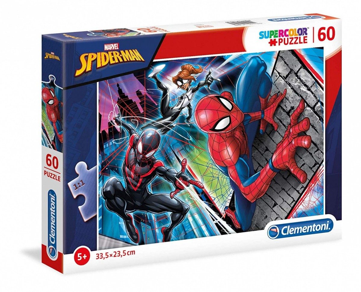 top; Clementoni Spider-cut puzzle Spiderman puzzle 104 piezas-nuevo embalaje orig 