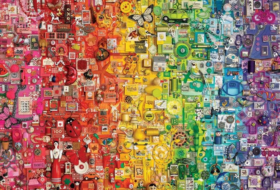 Puzzle Colourful-Rainbow