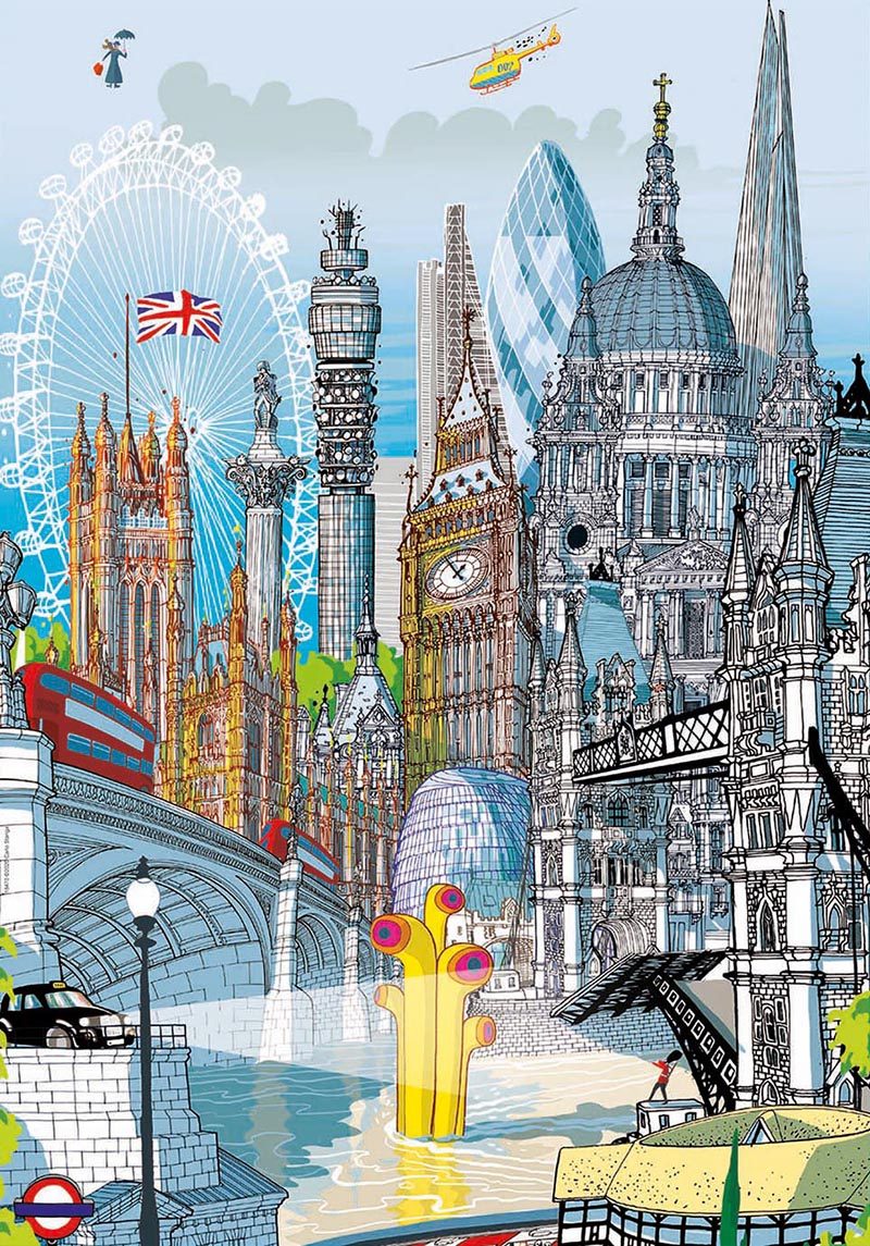 Puzzle London városa - Anglia 
