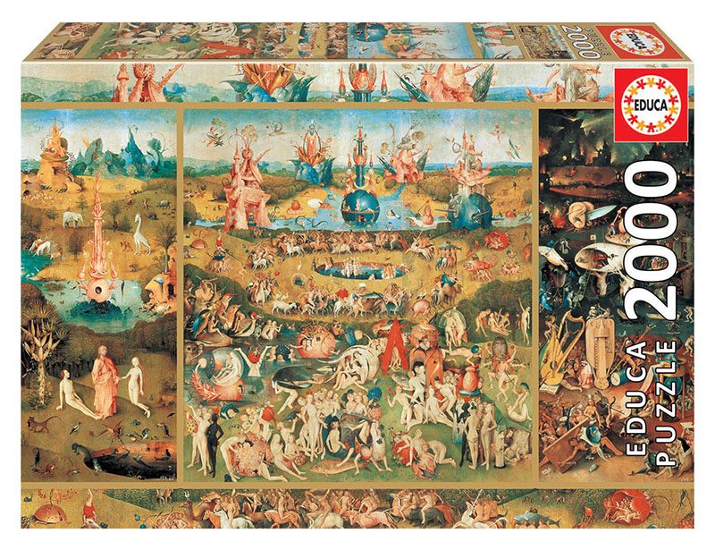 Puzzle Hieronymus Bosch: o jardim das delícias terrestres