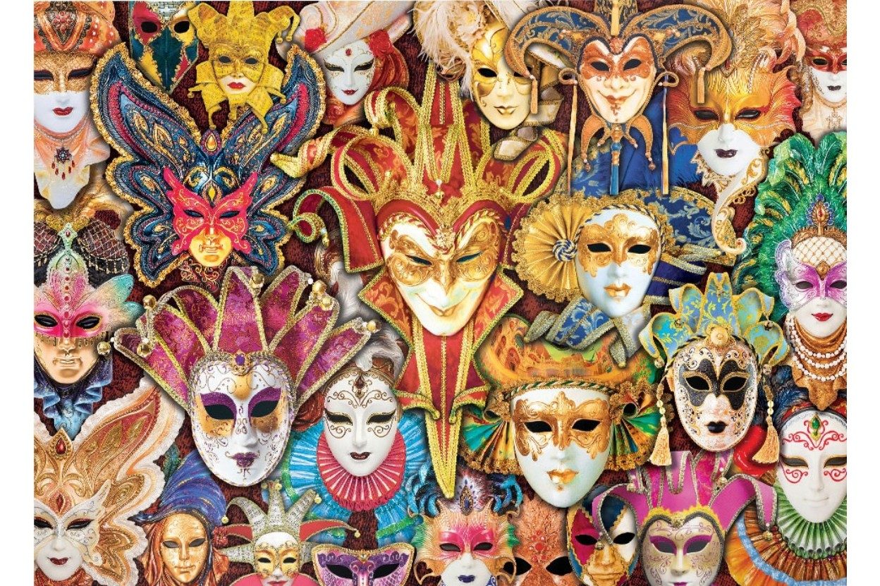 Puzzle Venice Carnival Masks