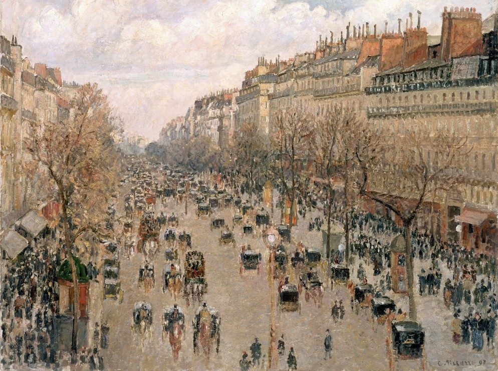 Puzzle Camille Pissarro: Bulevardul Montmartre