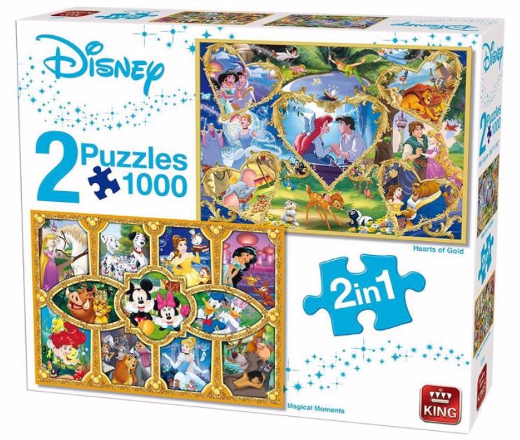 Afm pols Overdreven Puzzle Disney 2x1000, 1 000 stukken | PuzzleMania.nl