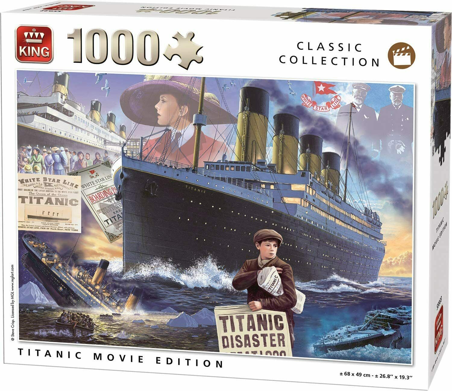 Puzzle Titanic Movie Edition, 1 000 pieces | Puzzle-USA.com