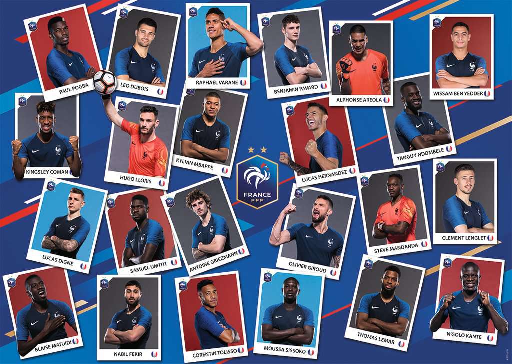 Puzzle French soccer team