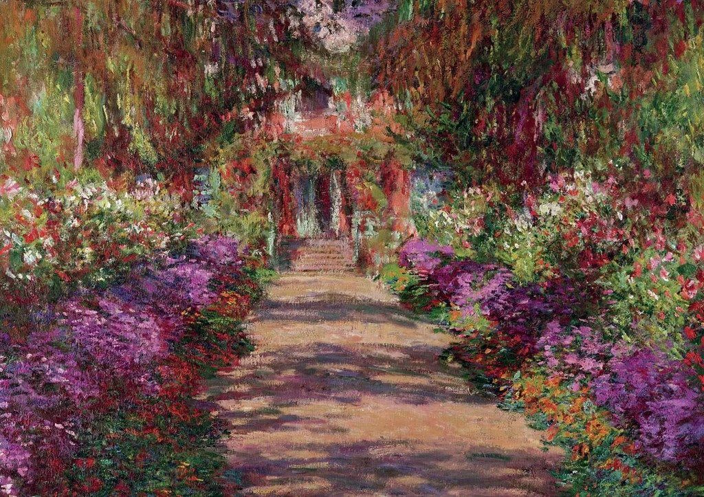 Puzzle Claude Monet: Záhrada v Giverny
