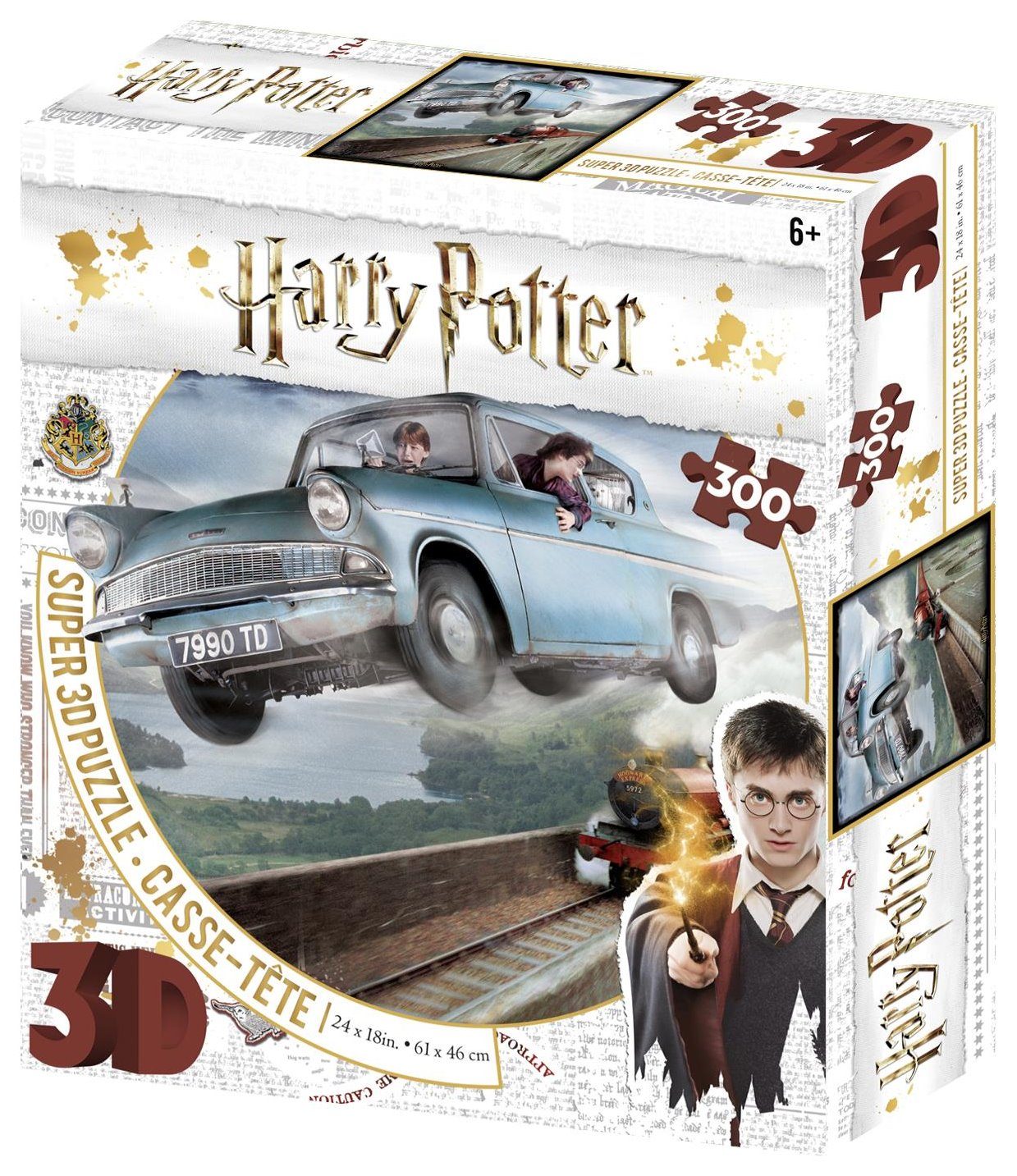 Puzzle 3D efekt: Harry Potter: Ford Anglia