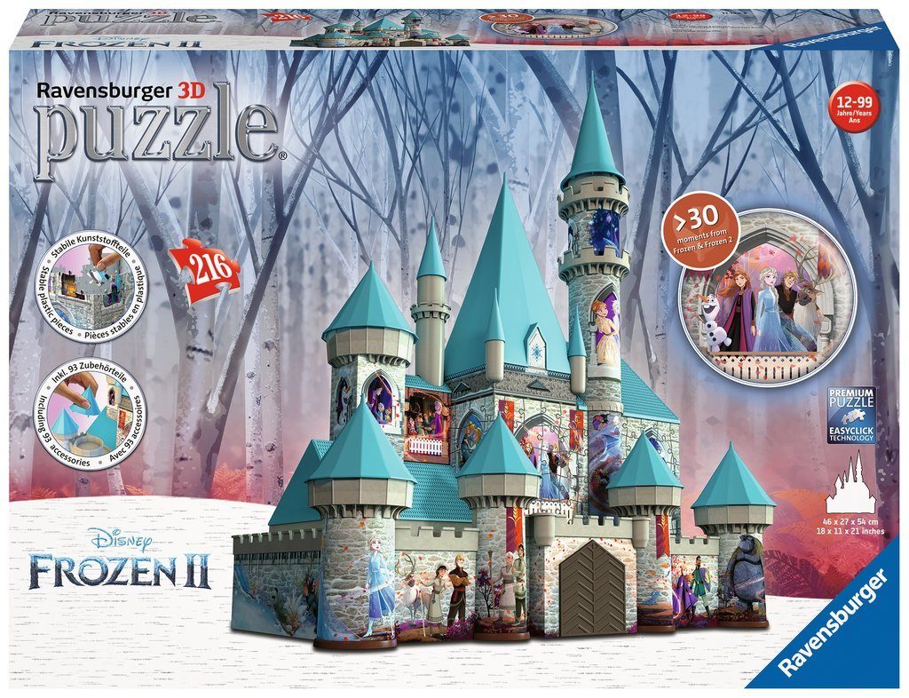 Mujer Tranquilidad total Puzzle Castillo de Disney Frozen 3D | PuzzleMania.es