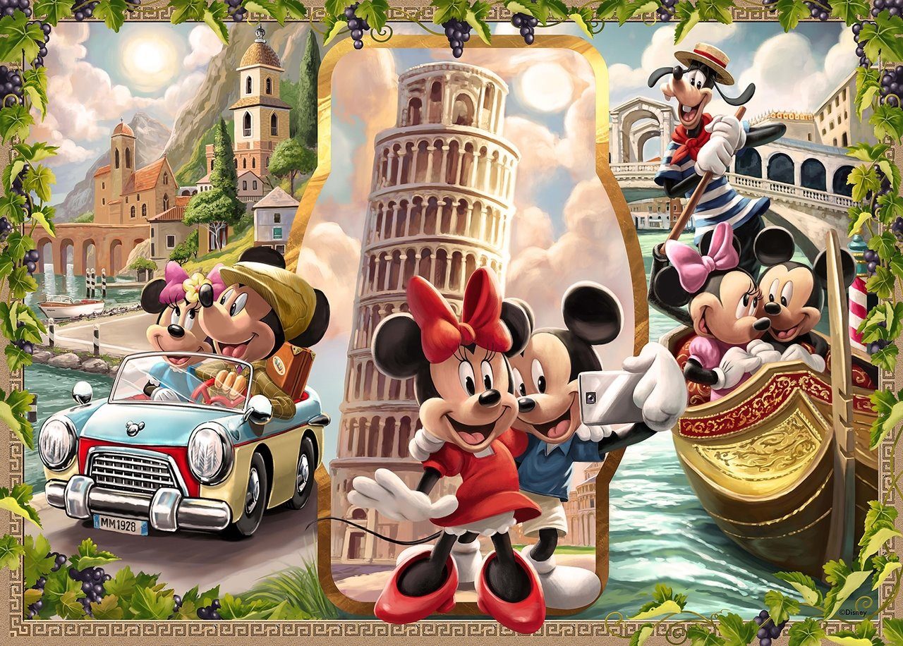 Puzzle Vacances Mickey et Minnie