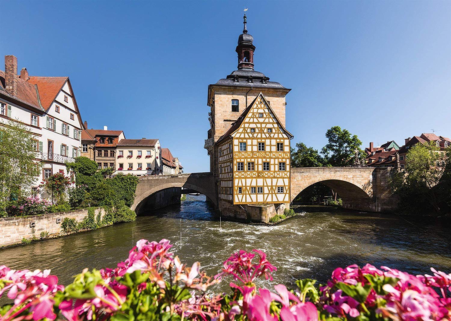 Puzzle Bamberg, Regnitz a stará radnica
