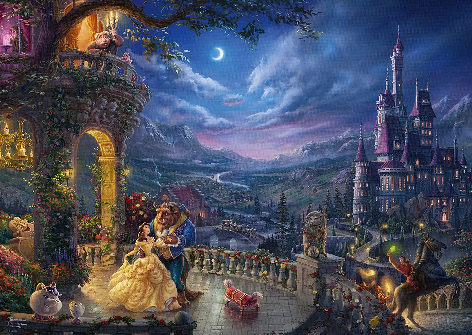 Puzzle Kinkade: The Beauty And the Beast