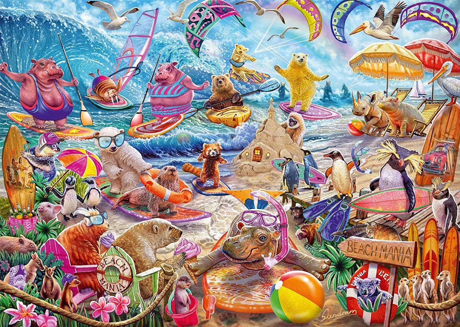 Puzzle Steve Sundram: Plážová mánia