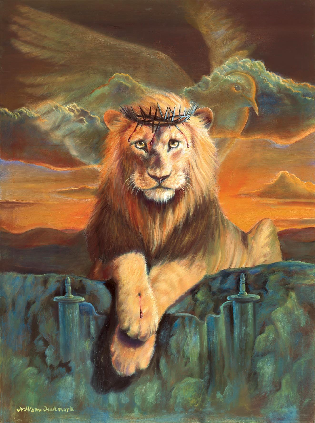 Puzzle Lev - kráľ zvierat