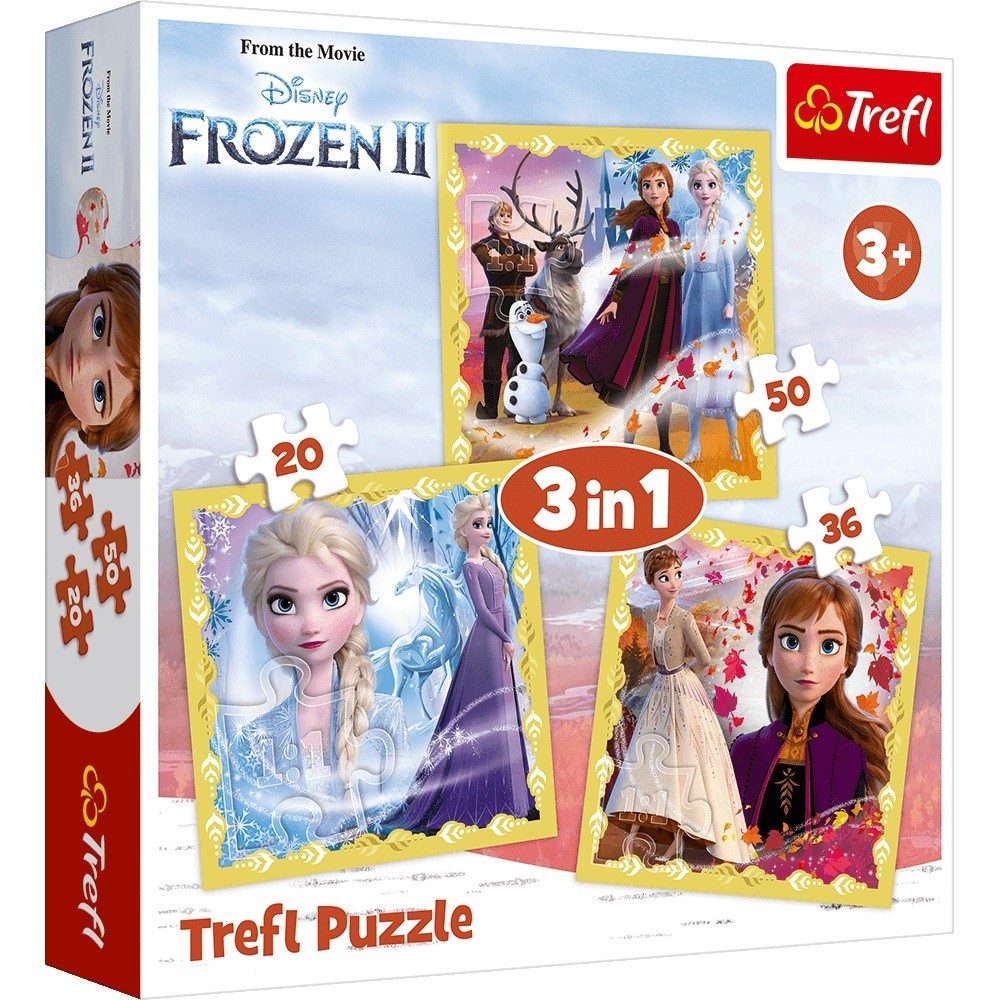 Puzzle 3 contra 1 Frozen