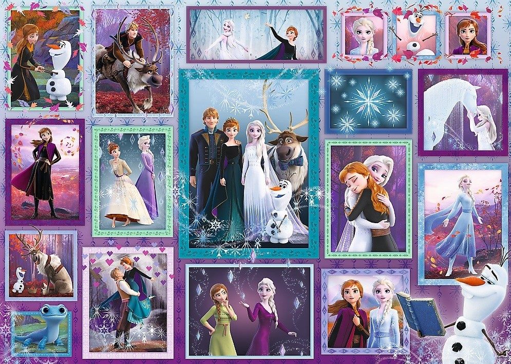 Puzzle Frozen: Magická galéria