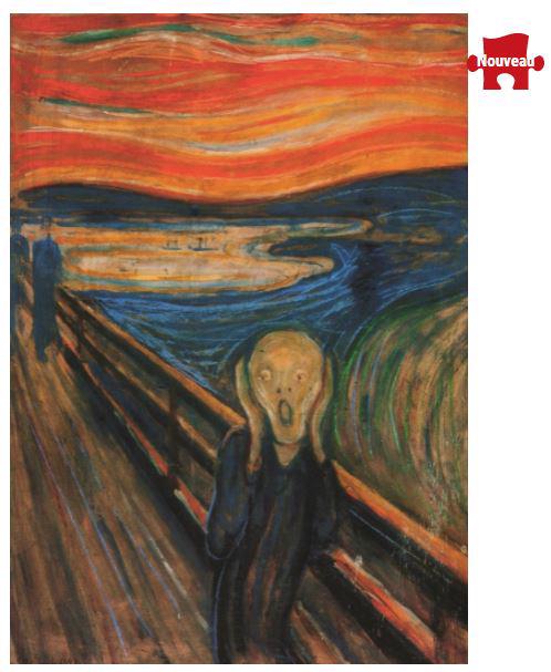 Puzzle Edvard Munch: Výkrik, 1893