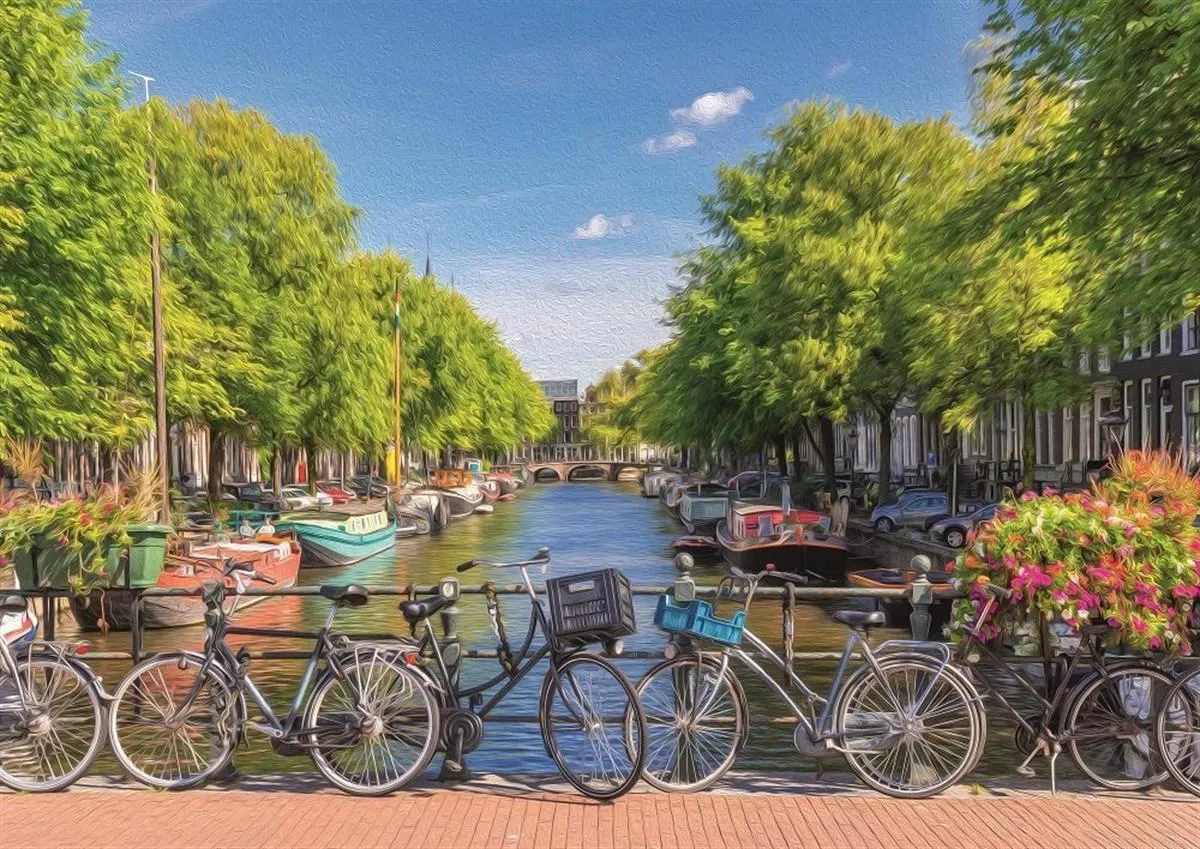 Puzzle Amsterdamski kanal