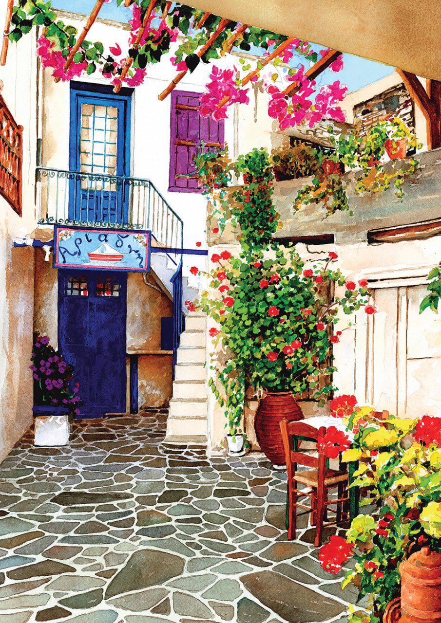 Puzzle Flower Courtyard