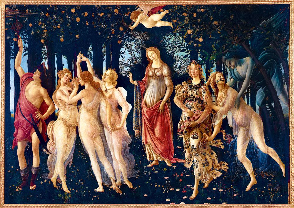 Puzzle Botticelli - La Primavera (Spring), 1482