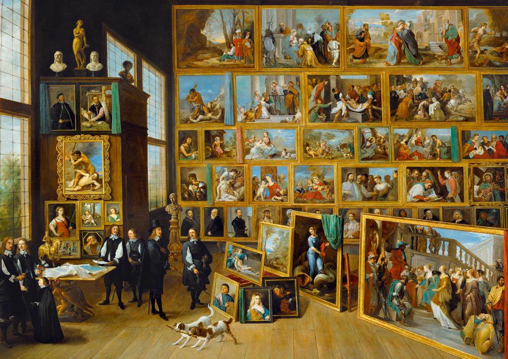 Puzzle David Teniers the Younger - The Art Collection of Archduke Leopold Wilhelm in Brussels, 1652