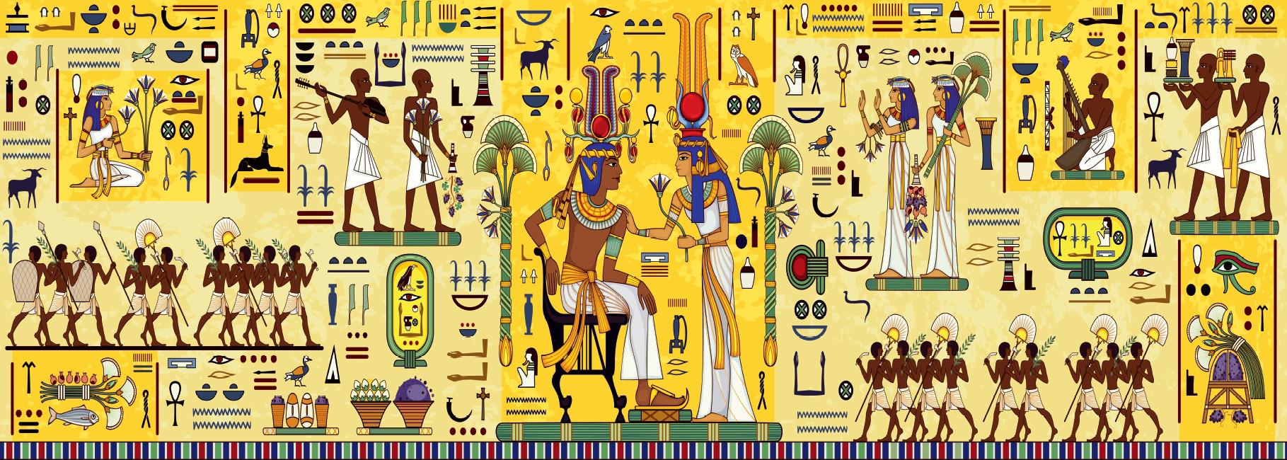Puzzle Egyptian Hieroglyph panorama