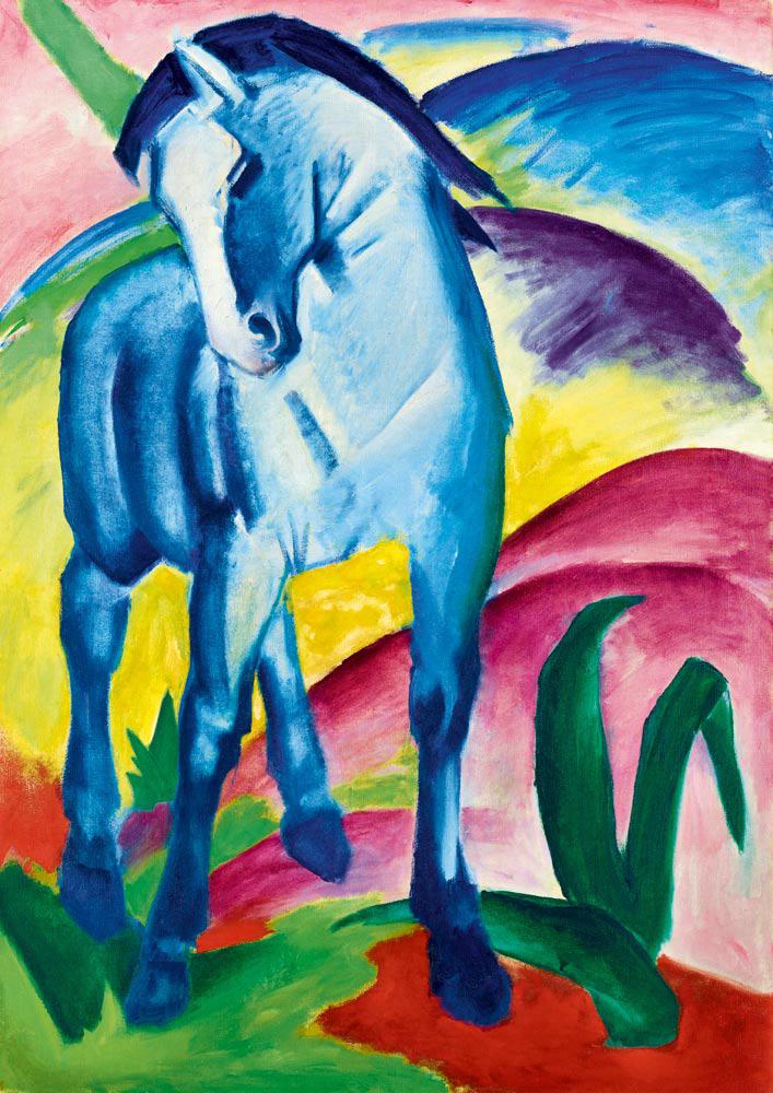 Puzzle Franz Marc - Blue Horse I, 1911