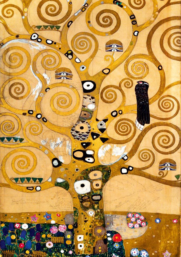 Puzzle Gustav Klimt: Der Baum des Lebens, 1909