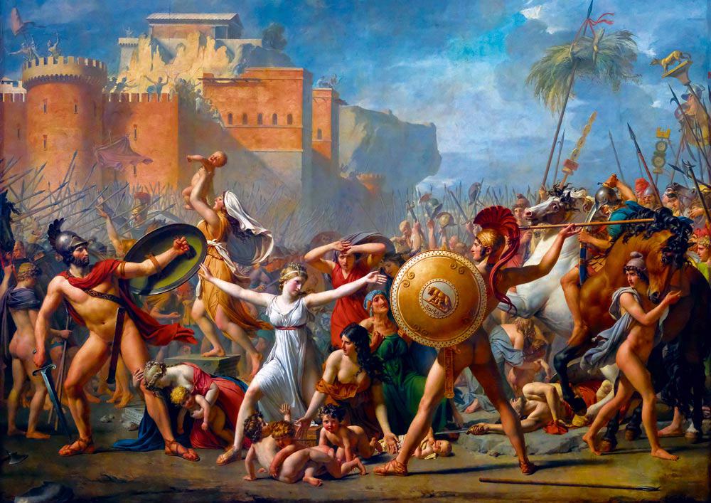 Puzzle Jacques-Louis David - The Intervention of the Sabine Women