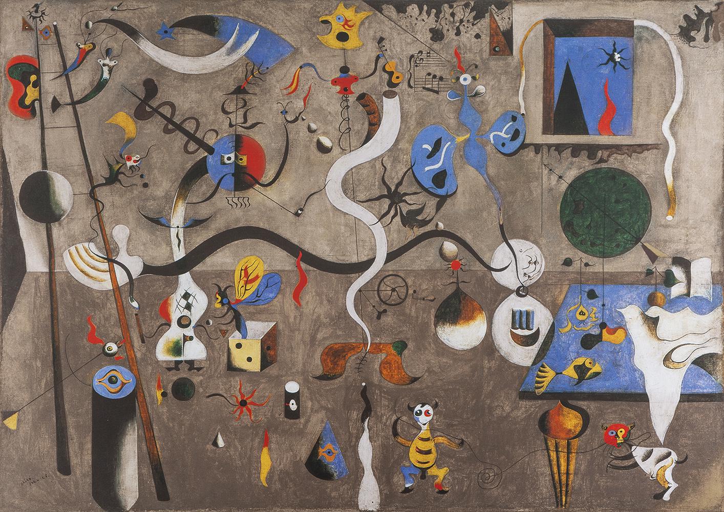 Puzzle Joan Miro - El carnaval de Arlequín, 1924-1925