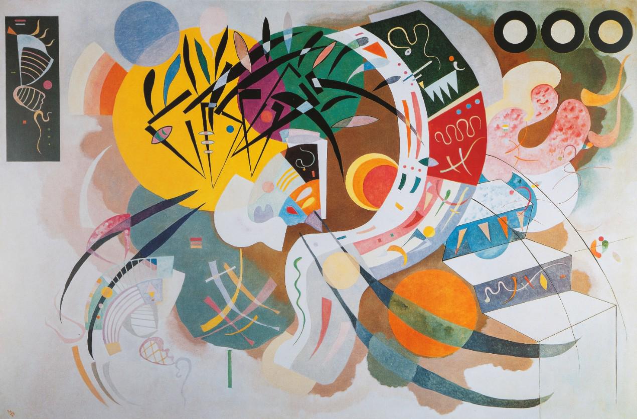 Puzzle Kandinsky - Courbe dominante, 1936
