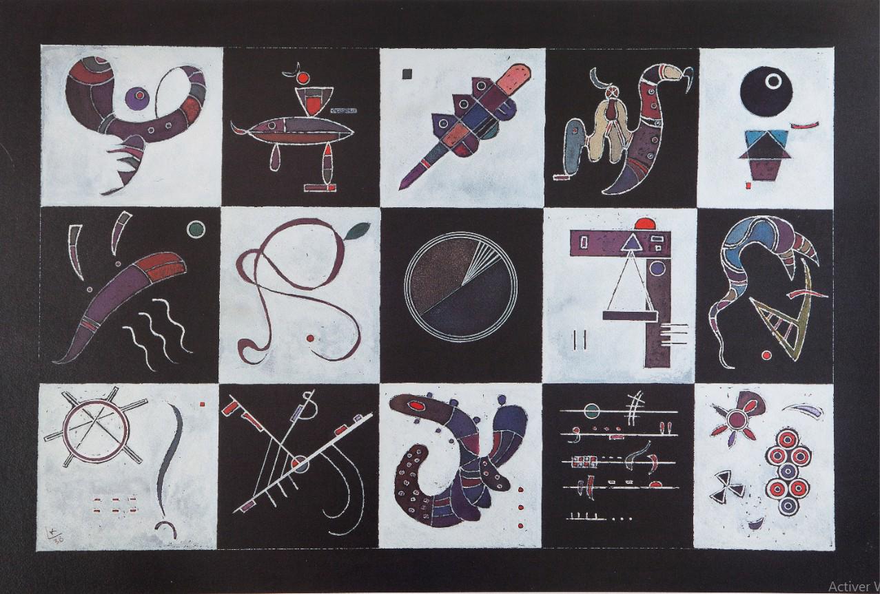Puzzle Kandinsky - Quinze, 1959