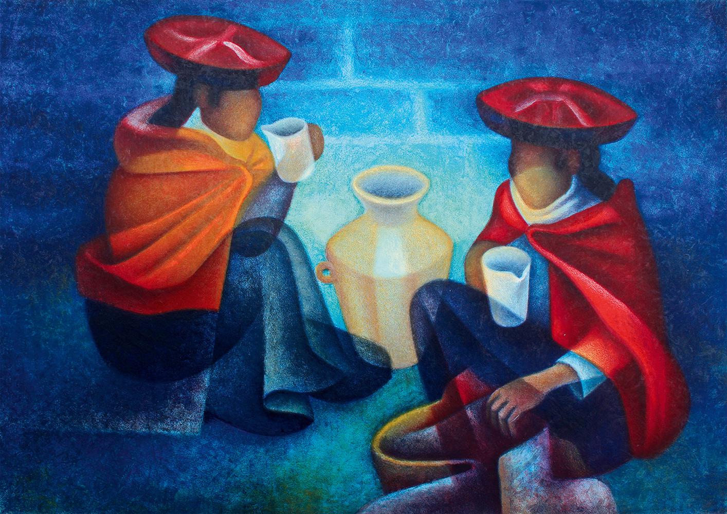 Puzzle Louis Toffoli - Les Marchandes (Pérou), 1975